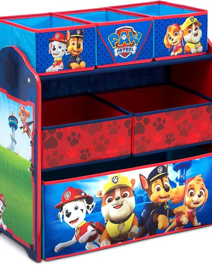 Delta Children Design & Store 6 Bin Toy Storage Organizer, Nick Jr. PAW Patrol - LeafyLoom
