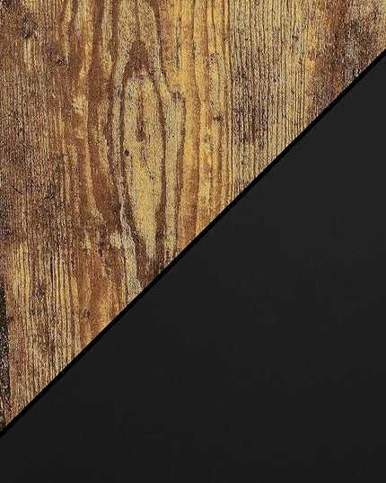 Convenience Concepts Newport 5-Tier Corner Bookshelf, Barnwood/Black - LeafyLoom
