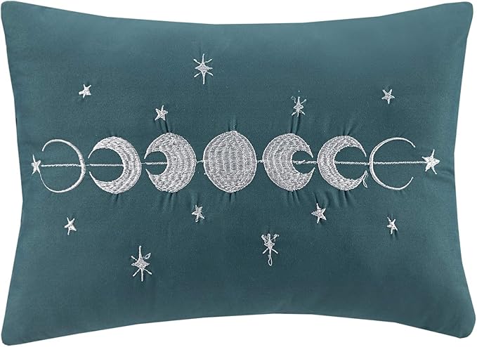Intelligent Design Twin Comforter Set, Velvet Comforter Set , Luxury Diamond Quilting Comforter Set, Fluffy Comforter Bed Set with Decorative Pillowand 1 Sham, 3 Piece Teal, Twin/Twin XL - LeafyLoom