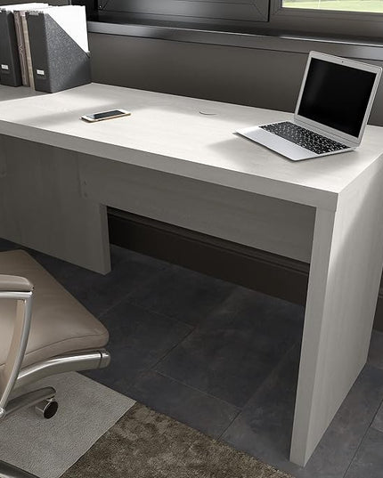 Bush Business Furniture Echo Desk Return/Bridge, Gray Sand - LeafyLoom