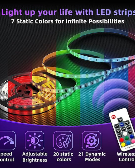 Gaming Desk with Power Outlets and LED Lights, 47 Inch L Shaped Computer Desk with Monitor Stand and Storage Shelves, Corner Desk Small Computer Table Desk for Home Office, Carbon Fiber Black - LeafyLoom