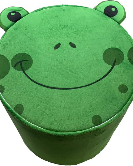 Storl Organizer Storage Stool for Toy and Cloth and Kids Stool (Frog, 12Wx13H) - LeafyLoom