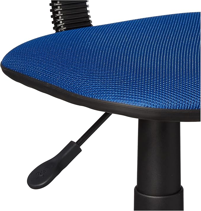 Swivel Mesh Desk Chair, Royal Blue 21D x 21W x 33H in - LeafyLoom