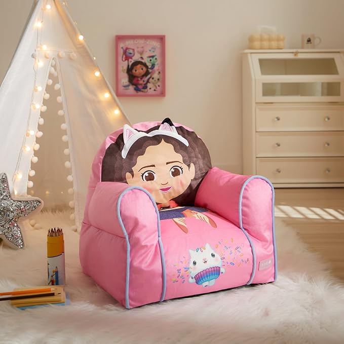Idea Nuova Gabby's Dollhouse Bean Bag Sofa Chair - LeafyLoom