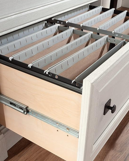 Sauder Palladia Lateral File, L: 36.81" x W: 22.01" x H: 29.61", Glacier Oak - LeafyLoom