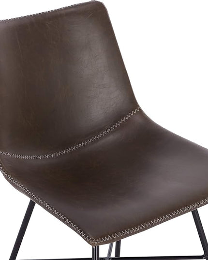Poly and Bark Paxton Dining Chair, Set of 2 Brown - LeafyLoom