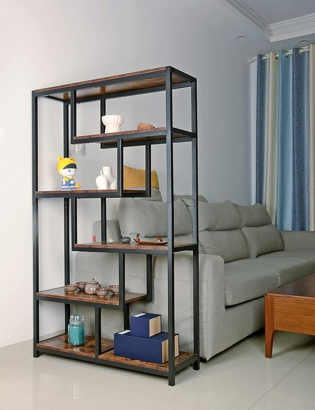 5 Tier Bookshelf Tall Bookcase bookcases and Book Shelves 5 Shelf Bookshelves and bookcases Wide Bookshelf for Bedroom Large Bookshelf Small Bookcase Shelf Book case Book Shelf for office - LeafyLoom