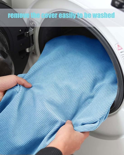 Stuffed Animal Storage Bean Bag Chair Cover (No Filler) Washable Ultra Soft Corduroy Bean Bag Cover for Organizing Plush Toys or Textile, Sack Bean Bag for Adults, Teens - LeafyLoom