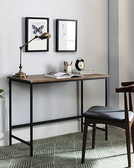 Kings Brand Furniture Contemporary Home & Office Computer Desk Workstation, Black / Gray - LeafyLoom
