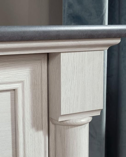 Sauder Palladia Lateral File, L: 36.81" x W: 22.01" x H: 29.61", Glacier Oak - LeafyLoom