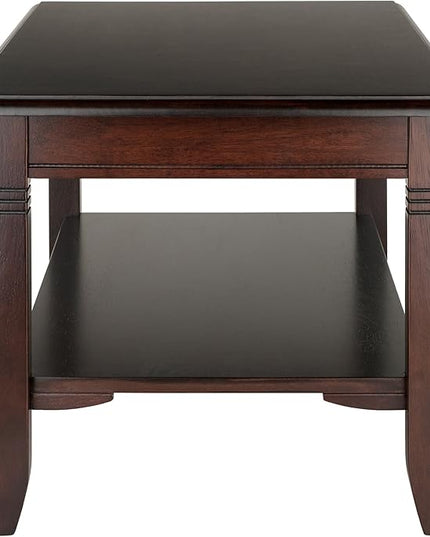 Winsome Nolan 18.03-inch x 37-inch x 21.02-inch Composite Wood Coffee Table, Cappuccino (40237) - LeafyLoom
