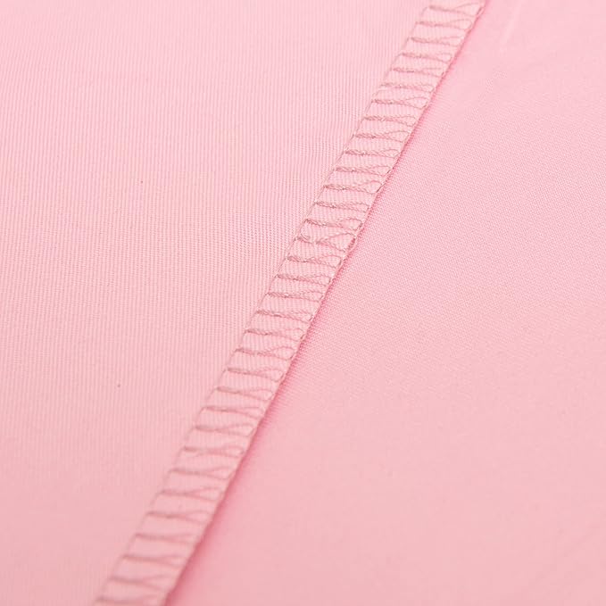 NTBAY Toddler Bedding Set - 4 Piece Soft and Breathable Crib Bedding Set for Boys and Girls, Includes Quilted Comforter, Fitted Sheet, Flat Top Sheet and Envelope Pillowcase, Pink - LeafyLoom