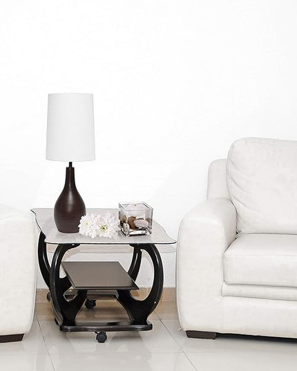 Simple Designs LT3303-RBZ Tear Drop Table Lamp, Restoration Bronze - LeafyLoom
