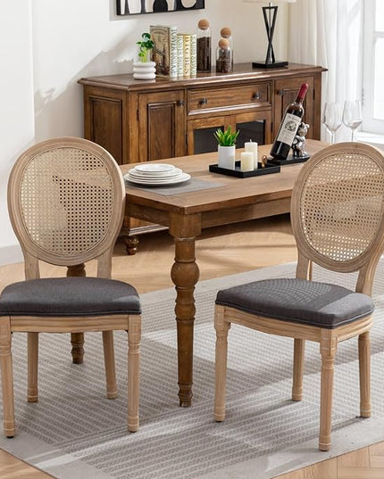 NicBex Haerin-SD-00125-LWJ Dining Chairs, 23"x19.3"x37.8", Gray - LeafyLoom