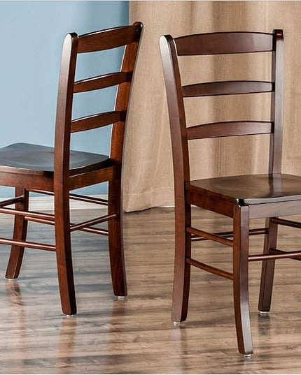 Winsome Wood Benjamin Seating, Foot Rest, Walnut, FURNITURE - LeafyLoom