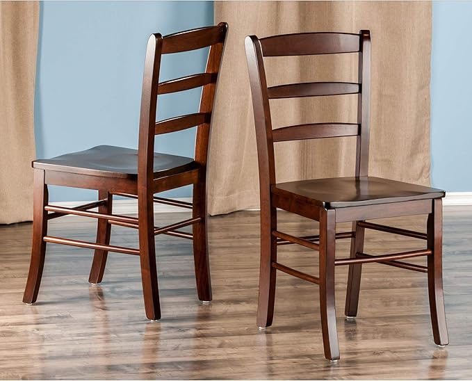 Winsome Wood Benjamin Seating, Foot Rest, Walnut, FURNITURE - LeafyLoom