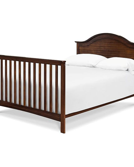 Carter's by DaVinci Nolan 4-in-1 Convertible Crib in Espresso, Greenguard Gold Certified, 57.5x30.8x47 Inch (Pack of 1) - LeafyLoom