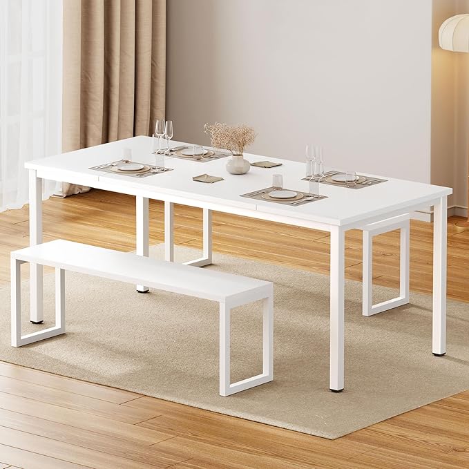 Need Large Computer Desk 70.8 x 31.5 inches Conference Table Large Office Desk Writing Table Workstation for Home Office,White 10FJGSAC3-180WW-ND - LeafyLoom