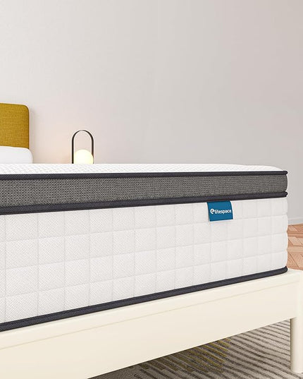 Full Size Mattress,10 Inch Full Mattress in a Box,Hybrid Memory Foam Full Size Mattresses,Medium Firm Soft and Comfort White Mattress,CertiPUR-US. - LeafyLoom