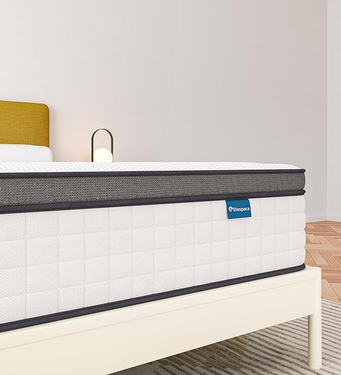 Full Size Mattress,10 Inch Full Mattress in a Box,Hybrid Memory Foam Full Size Mattresses,Medium Firm Soft and Comfort White Mattress,CertiPUR-US. - LeafyLoom