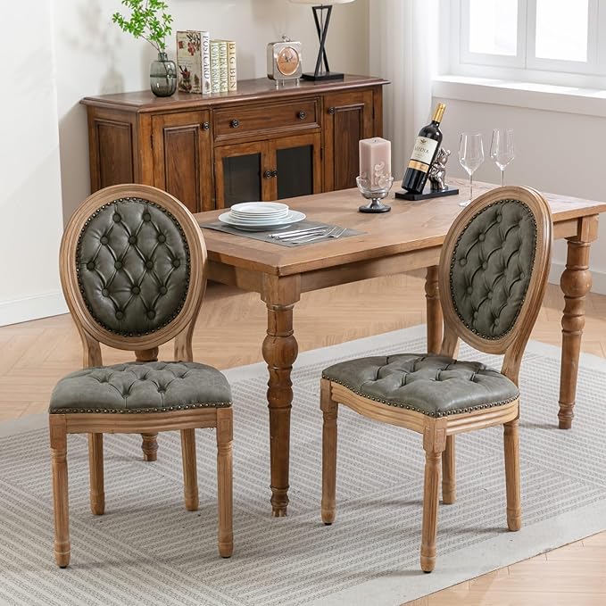 NicBex Haerin-SD-00120-LWJ Dining Chairs, 23"x19.1"x37.2", Olive Green - LeafyLoom