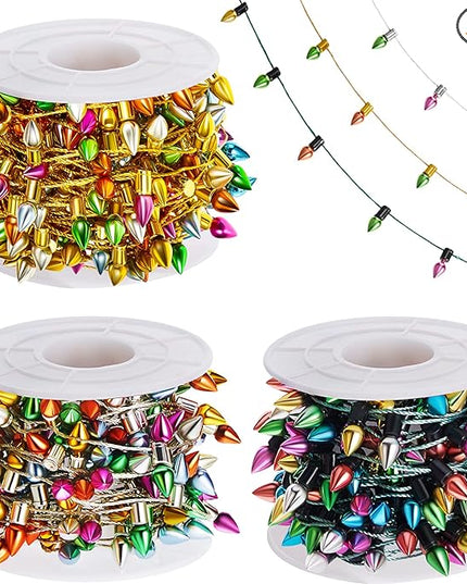 Tuanse 590 Inch Christmas Lights Miniature String Light Accessories Fake Light String Fairy Lights 3 Pieces Christmas Decoration for Xmas Furniture Accessories Tuanse