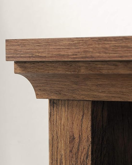 Sauder Miscellaneous Storage 3-Shelf Bookcase/ Book shelf, Vintage Oak finish - LeafyLoom
