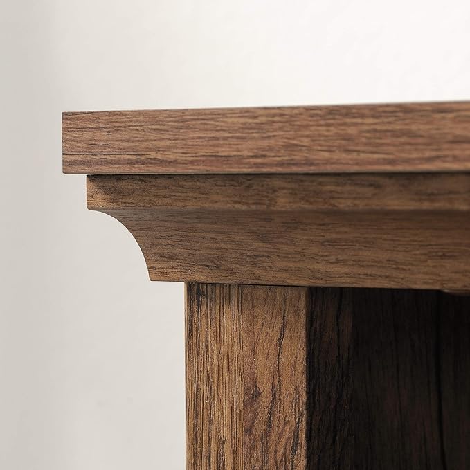 Sauder Miscellaneous Storage 3-Shelf Bookcase/ Book shelf, Vintage Oak finish - LeafyLoom