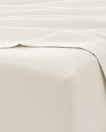 Linen Market Bed Sheets for Twin Size Bed (Ivory) - Sleep Better Than Ever with These Soft and Cooling Twin Sheets - Deep Pocket Fits 16" Thick Beds - 3 Piece Twin Sheet Set - LeafyLoom