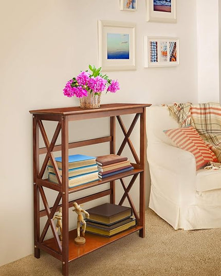 Casual Home Shelf Bookcase - LeafyLoom