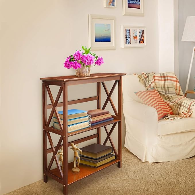 Casual Home Shelf Bookcase - LeafyLoom