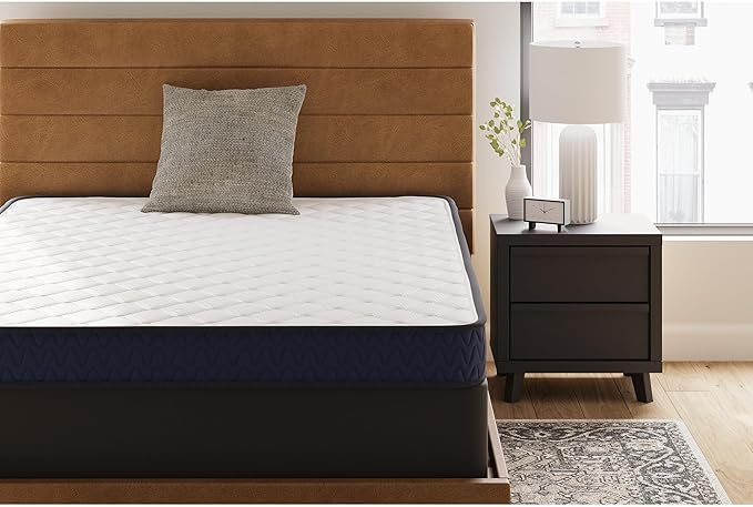 Signature Design by Ashley King Size Medium Firm 6 Inch Memory Foam Mattress with Breathable Quilted Cover - LeafyLoom