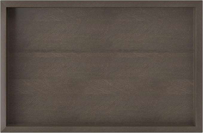 SIMPLIHOME Gallagher SOLID MANGO WOOD and Metal Wide Rectangle Industrial C Side Table Fully Assembled for The Living Room and Bedroom, 12 inch, Walnut Brown - LeafyLoom