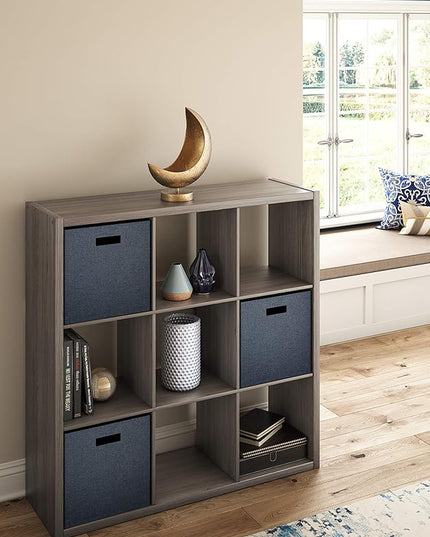 ClosetMaid 9 Cube Open Back Storage, Graphite Gray - LeafyLoom