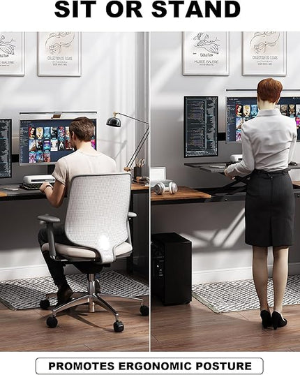 Adjustable Height Standing Desk Whole Piece 71x23 Inch Desktop Home Office Computer Workstation Sit Stand up Desk(71inch)… - LeafyLoom