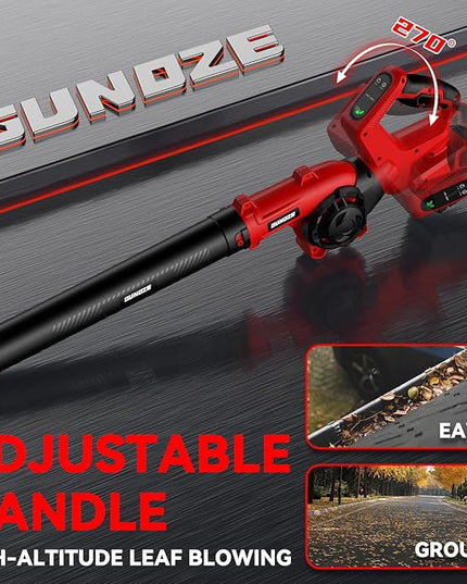 Leaf Blower, Cordless Leaf Blower for Milwaukee M18 Battery, 3 Speed Modes Up to 200MPH, 270° Rotatable Electric Leaf Blower with 4 Blowing Nozzles for Lawn Care and Yard(Battery Not Included) - LeafyLoom