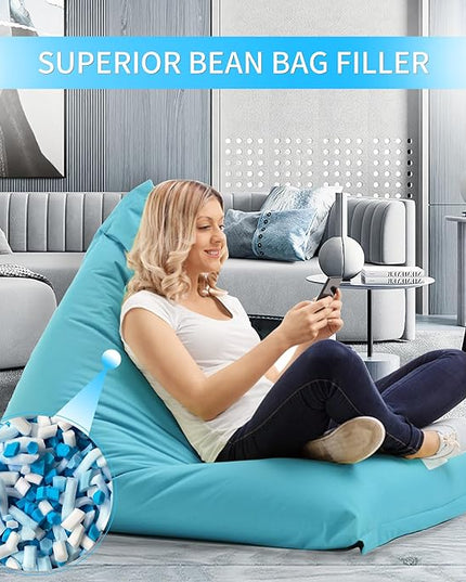 40 LBS Shredded Memory Foam Filling, Bean Bag Filler, Added Gel Particles Comfortable and Soft,Very Suitable for Filling Bean Bags, Pillows,Dog beds, Couch Cushion - LeafyLoom