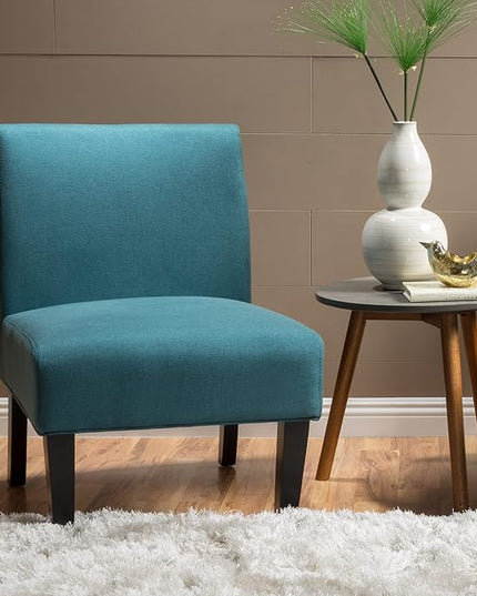 Christopher Knight Home Kassi Fabric Accent Chair, Dark Teal 29. 50”D x 22. 50”W x 32. 00”H - LeafyLoom