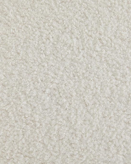 Yaheetech Accent Barrel Chair, Faux Fur Club Chair, Furry Sherpa Elegant and Cozy, Soft Padded Armchair, Suitable for Living Room Bedroom Reception Room Office, Ivory - LeafyLoom