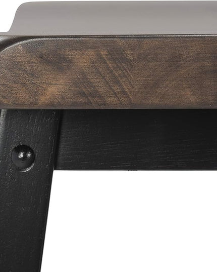 Safavieh Home Collection Haley 4Pc Pub Set, Black/Brown - LeafyLoom