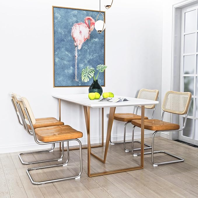 NicBex Haerin-SD-00286-LWJ Dining Chairs, 19.1"x20.1"x30.3", Brown - LeafyLoom