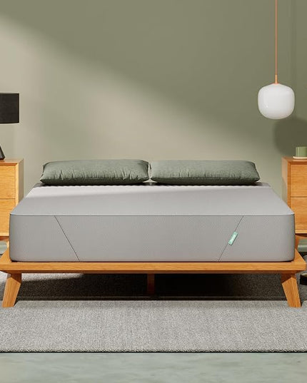 Siena 10” Queen Gel Memory Foam Mattress - Medium Firm - 180 Night Trial - Premium Pressure-Relieving Layers - 10 Year Warranty - CertiPUR-US® Certified , White - LeafyLoom