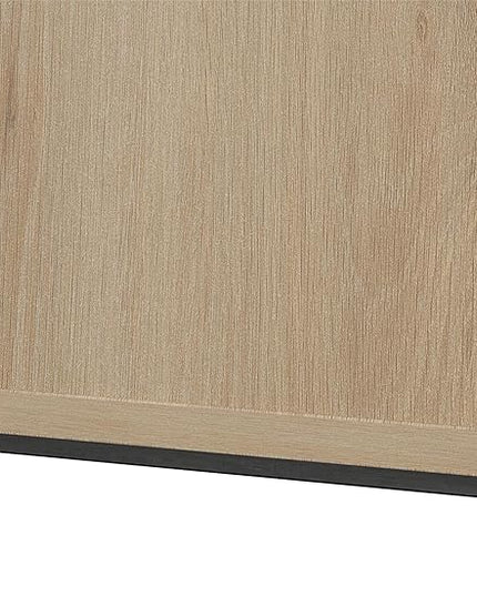 Ameriwood Home Lumina Fireplace TV Stand, Deluxe 70", Blonde Oak - LeafyLoom