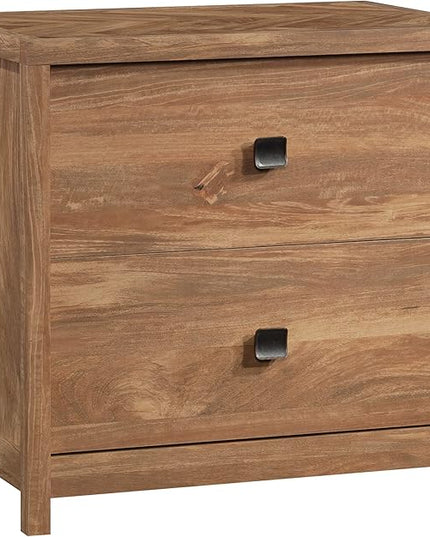 Sauder Cannery Bridge Lateral File, L: 31.73" x W: 22.05" x H: 29.76", Sindoori Mango finish - LeafyLoom