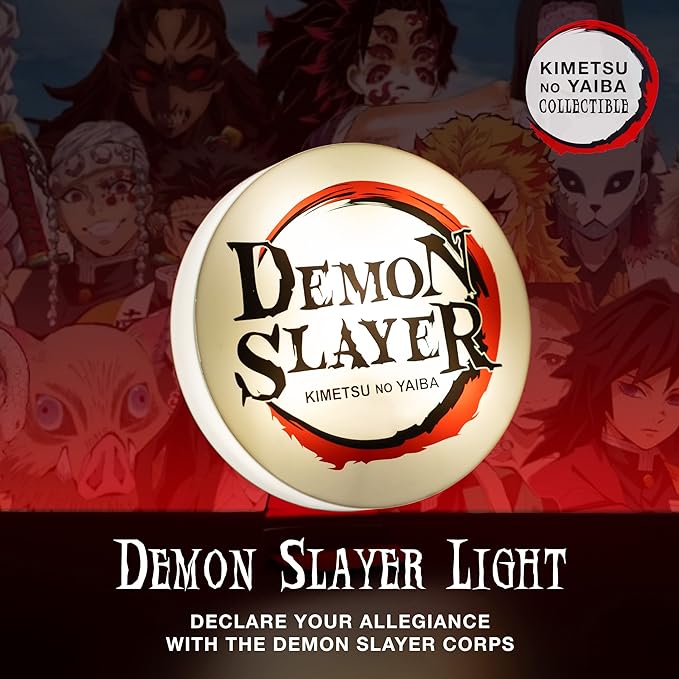 Demon Slayer Logo Light, Free Standing or Wall Mount Decorative Light - LeafyLoom