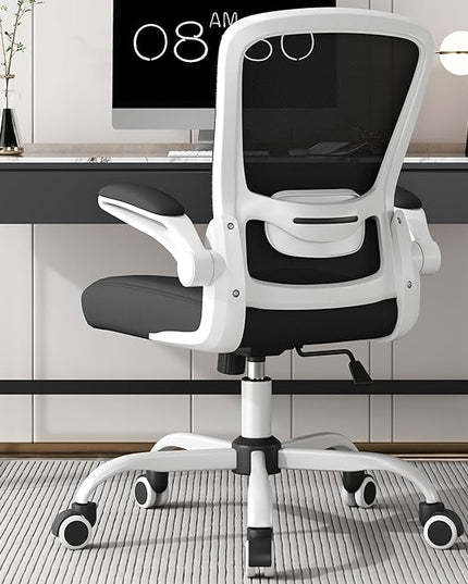Office Chair, Ergonomic Desk Chair with Adjustable Lumbar Support, High Back Mesh Computer Chair with Flip-up Armrests-BIFMA Passed Task Chairs, Executive Chair for Home Office - LeafyLoom
