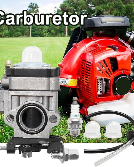 WYK-66 Carburetor with 544271501 Air Filter Replacement for RedMax Backpack Leaf Blower EB4300 EB4400 EB4401 EB431 EB7000 EB7001 - LeafyLoom