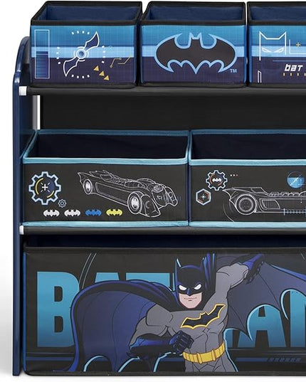 Delta Children Design & Store 6 Bin Toy Storage Organizer, Batman - LeafyLoom