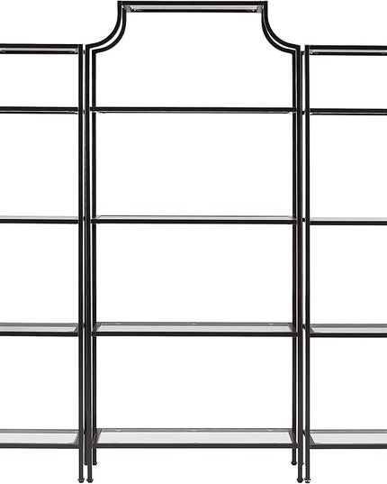 Crosley Furniture Aimee 3-Piece Etagere Bookcase Set, Oil-Rubbed Bronze - LeafyLoom