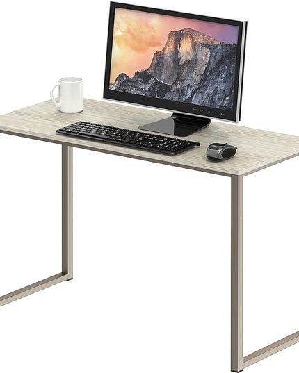 SHW Home Office 32-Inch Computer Desk, Maple - LeafyLoom